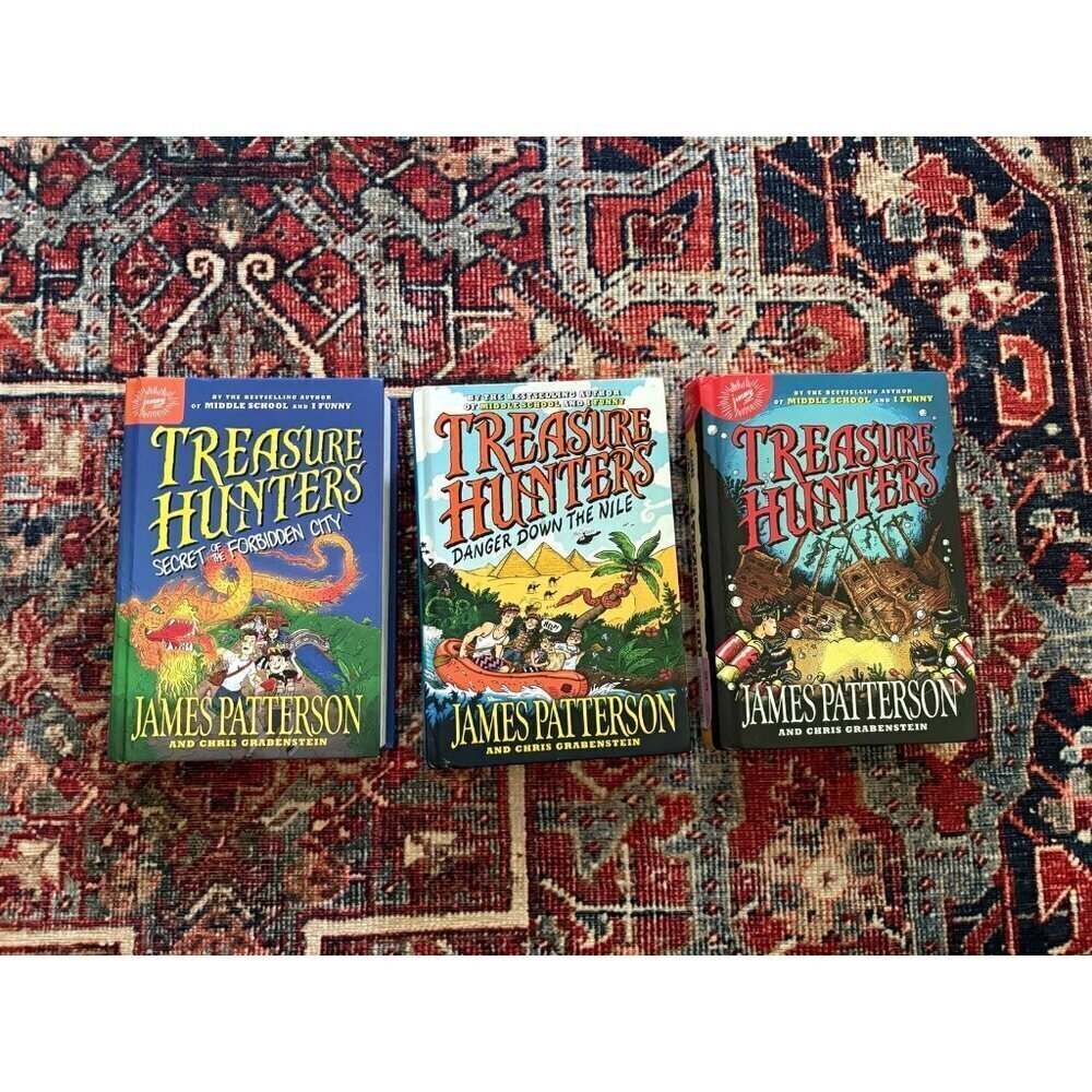 James Patterson Treasure Hunters Kids Books